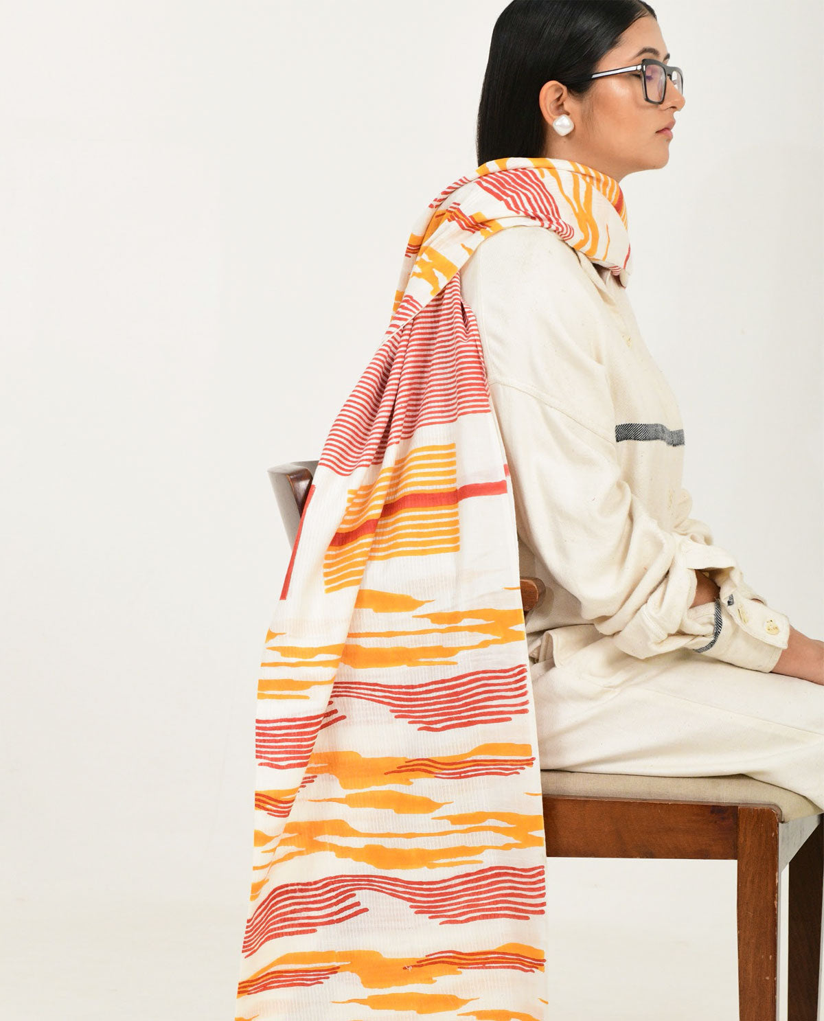 Wave Block Scarf