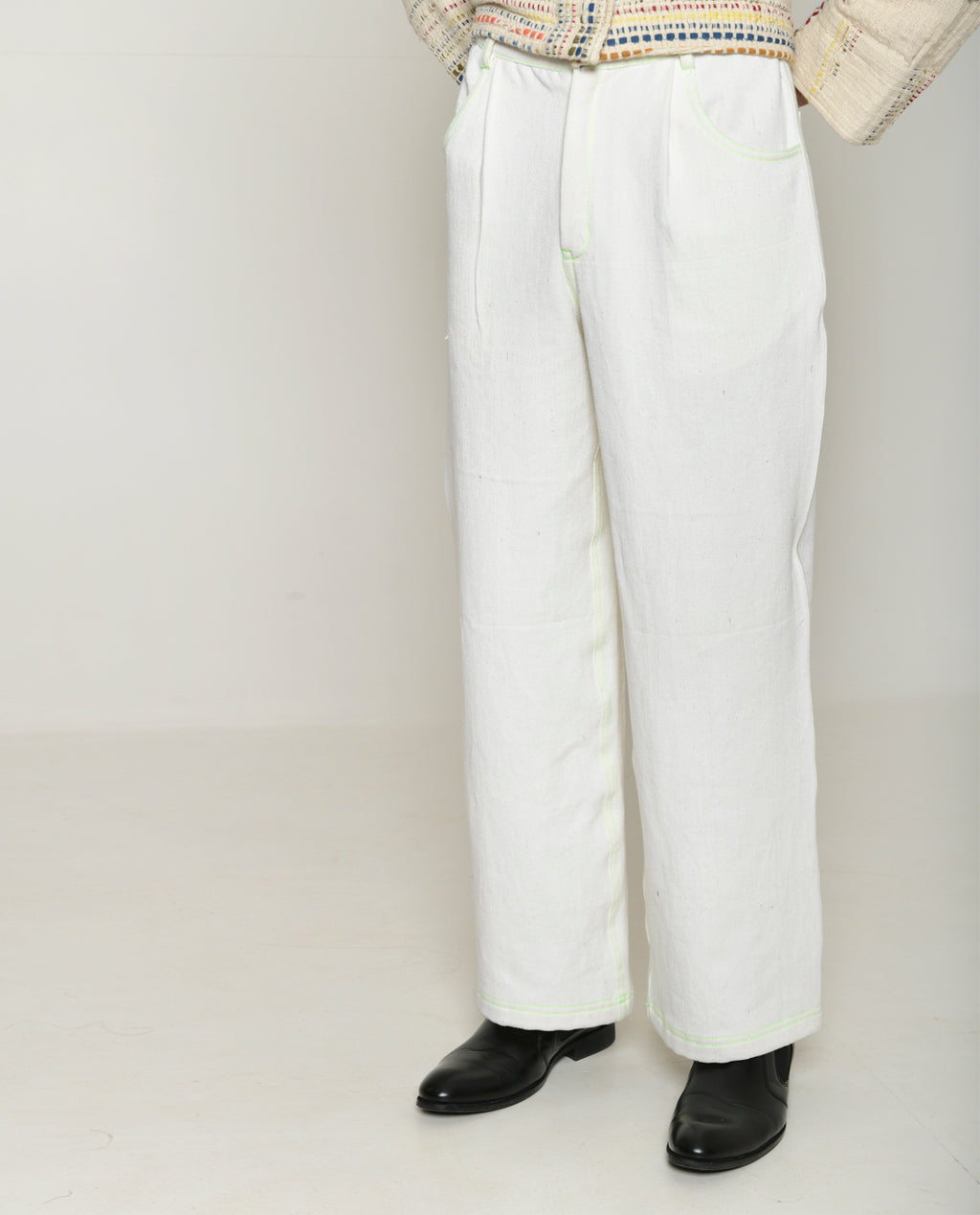 Recycle Hibiki White Pants