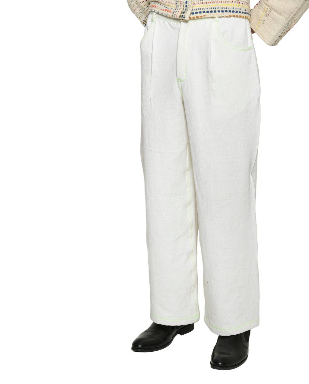 Recycle Hibiki White Pants