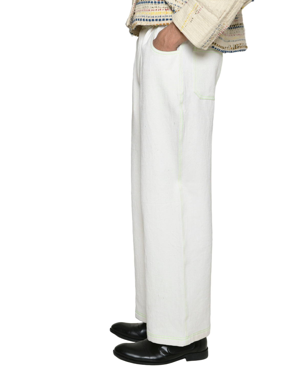 Recycle Hibiki White Pants