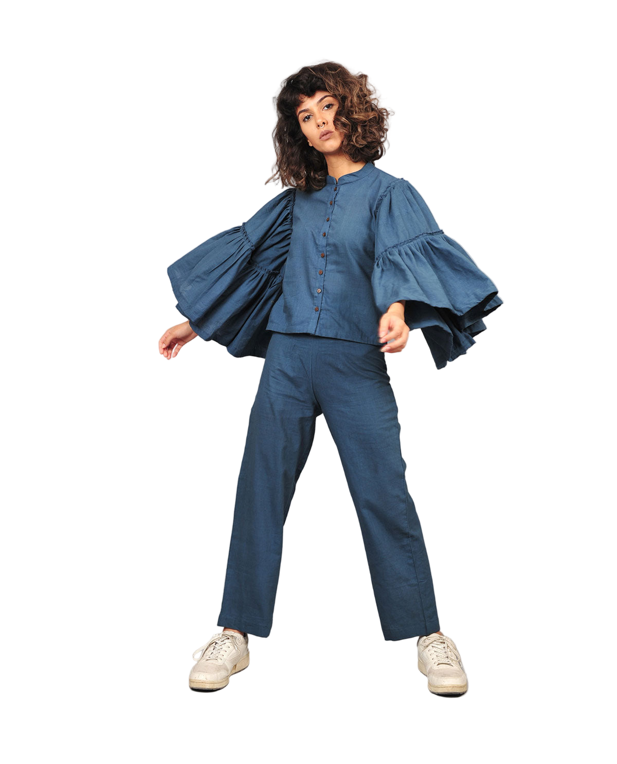 Blouse Umberella Grey