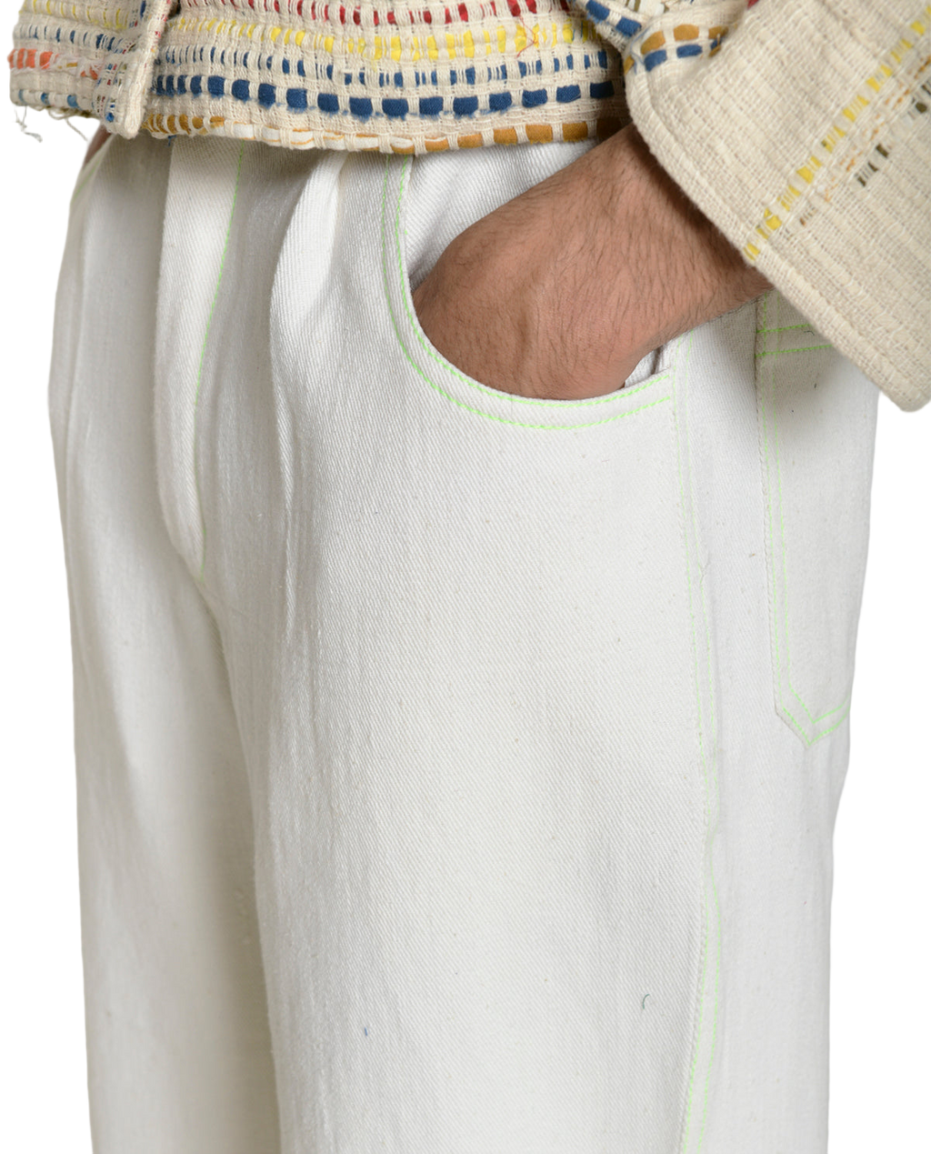 Recycle Hibiki White Pants