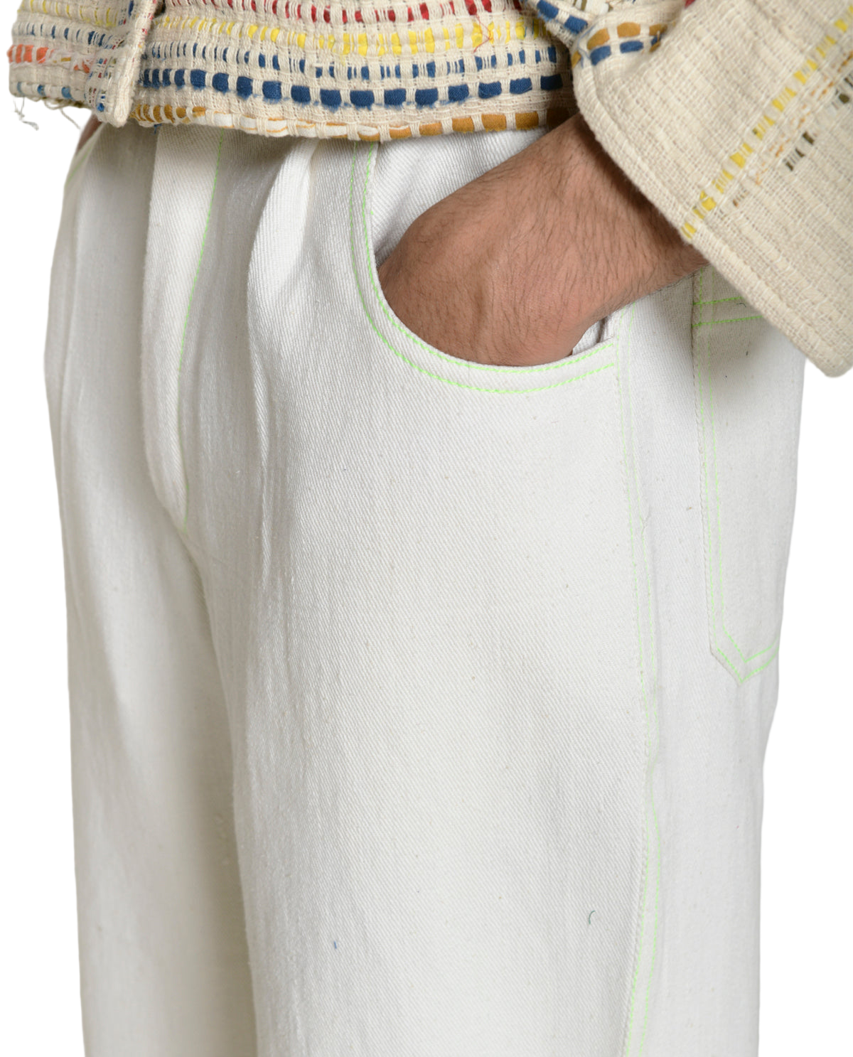 Recycle Hibiki White Pants