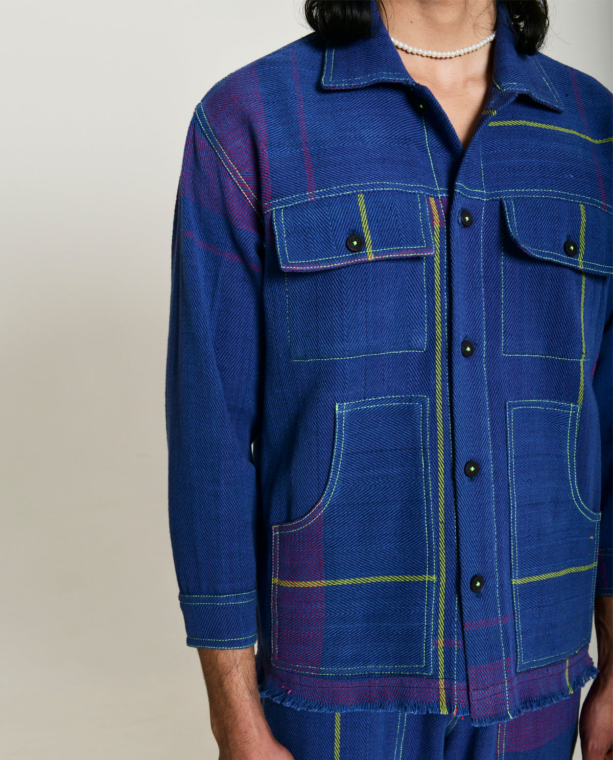 Recycle Yamato Unisex Shacket