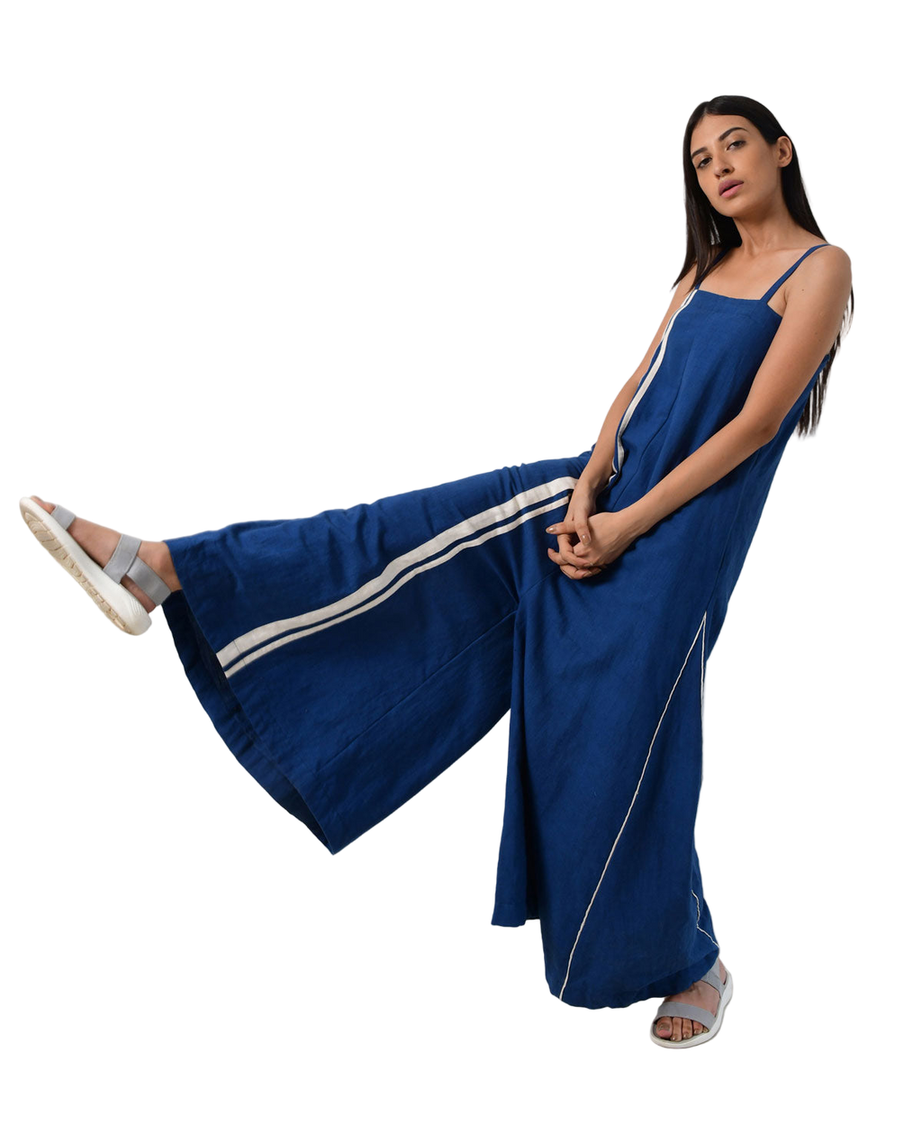 Indigo Strappy Jumpsuit