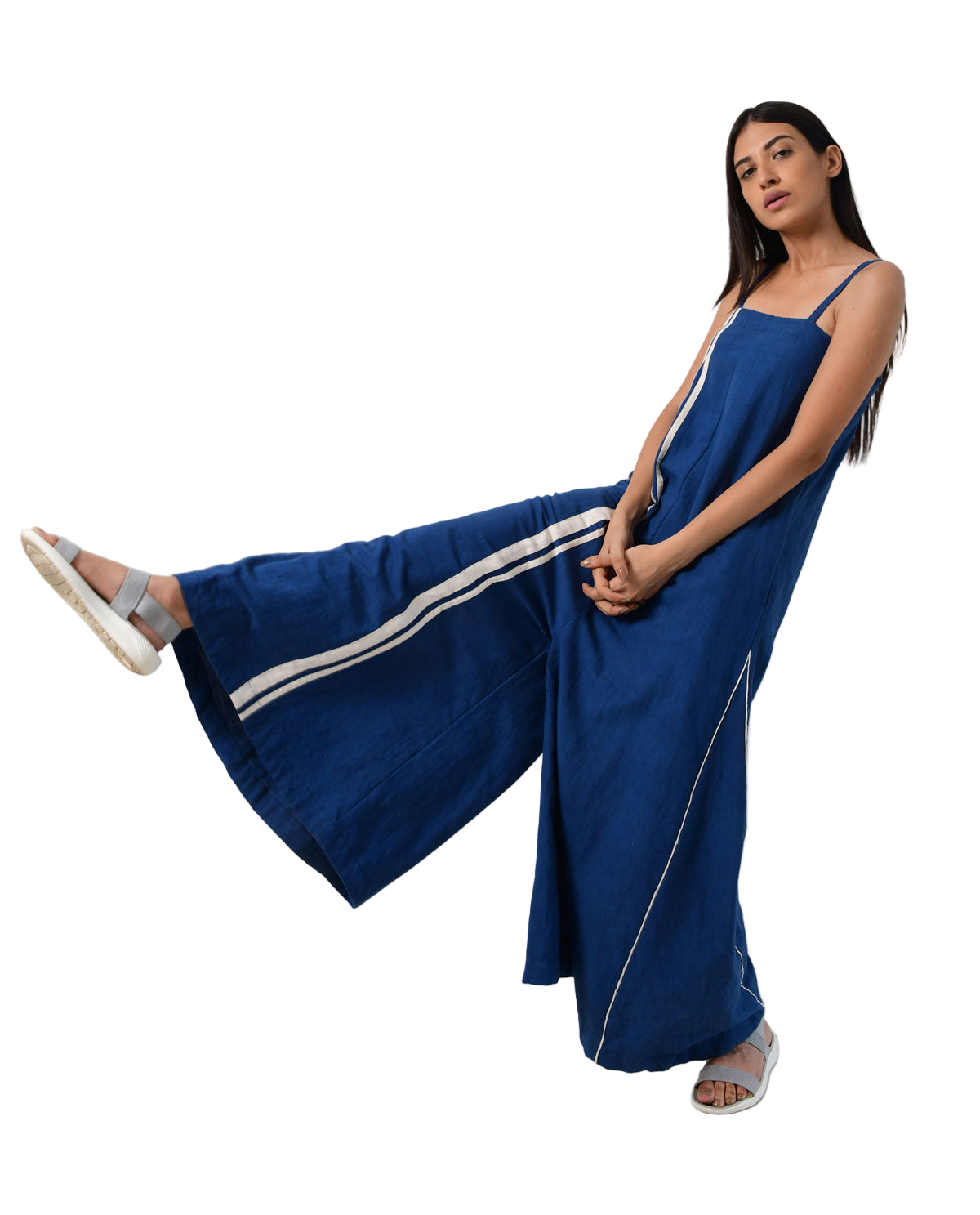 Indigo Strappy Jumpsuit