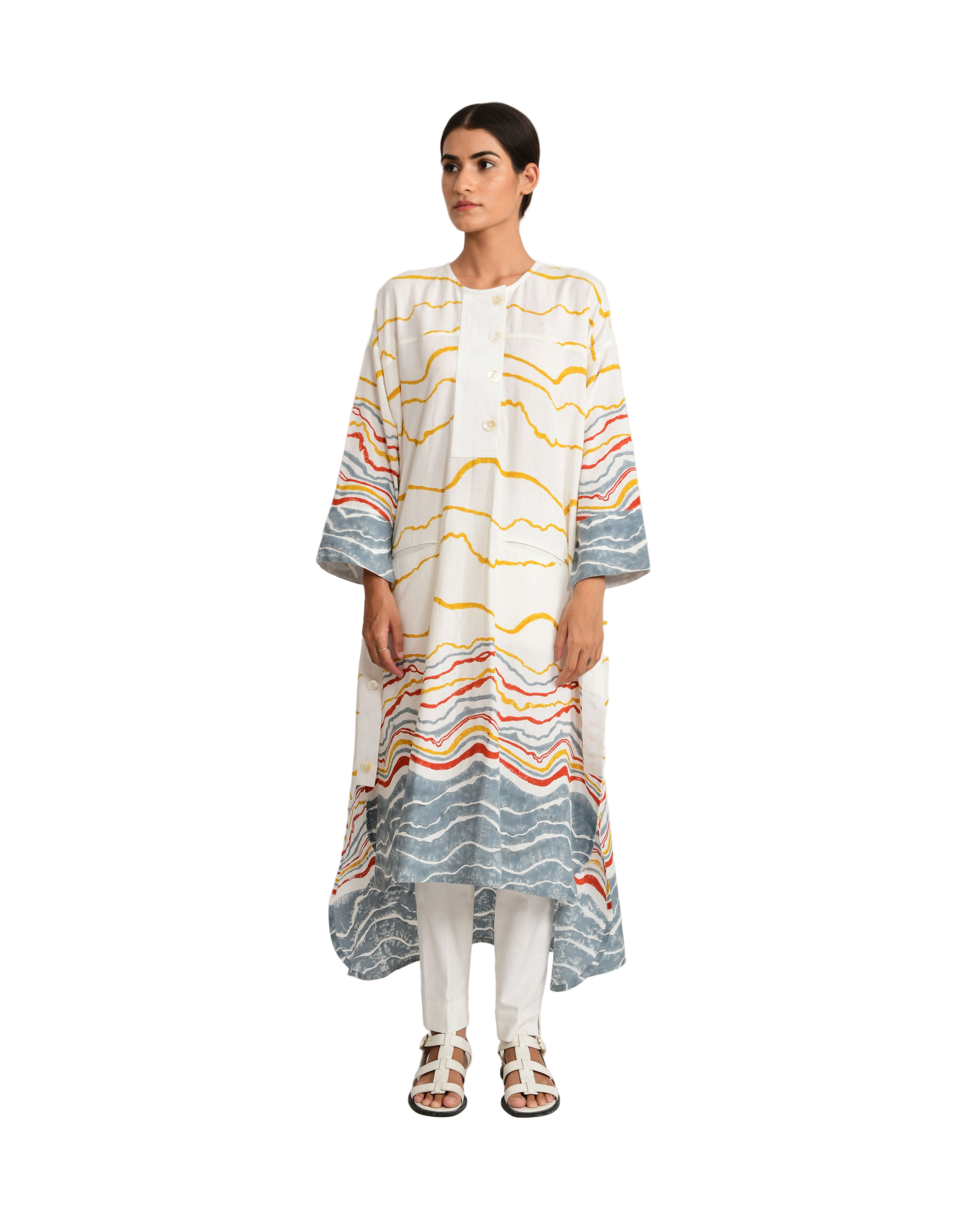 Earth Fossil Side Open Dress