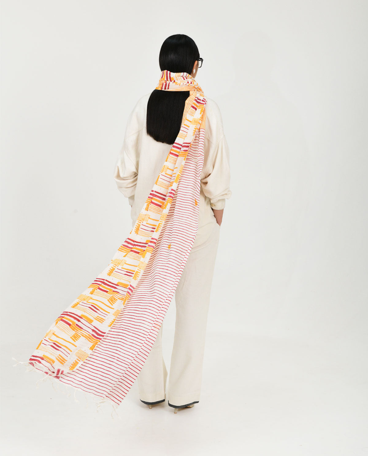 Red Wave Scarf