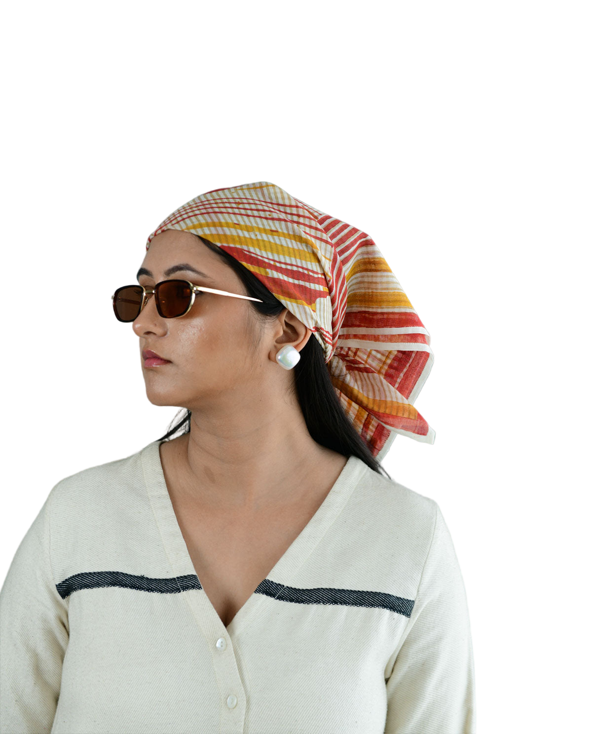 Summer Sunshine Square Head Scarf