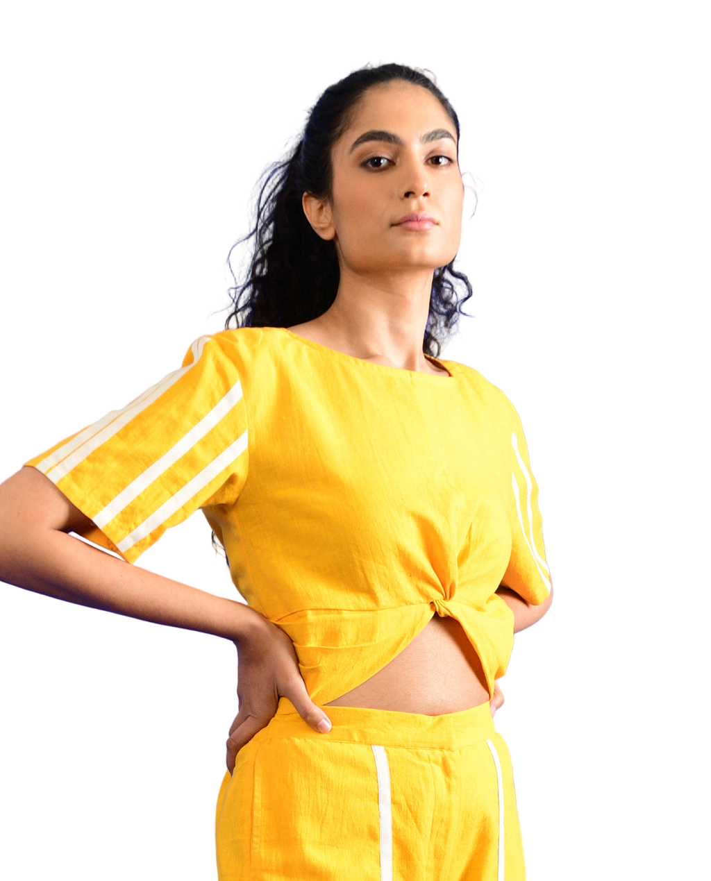 Iced Mango Knotted Top