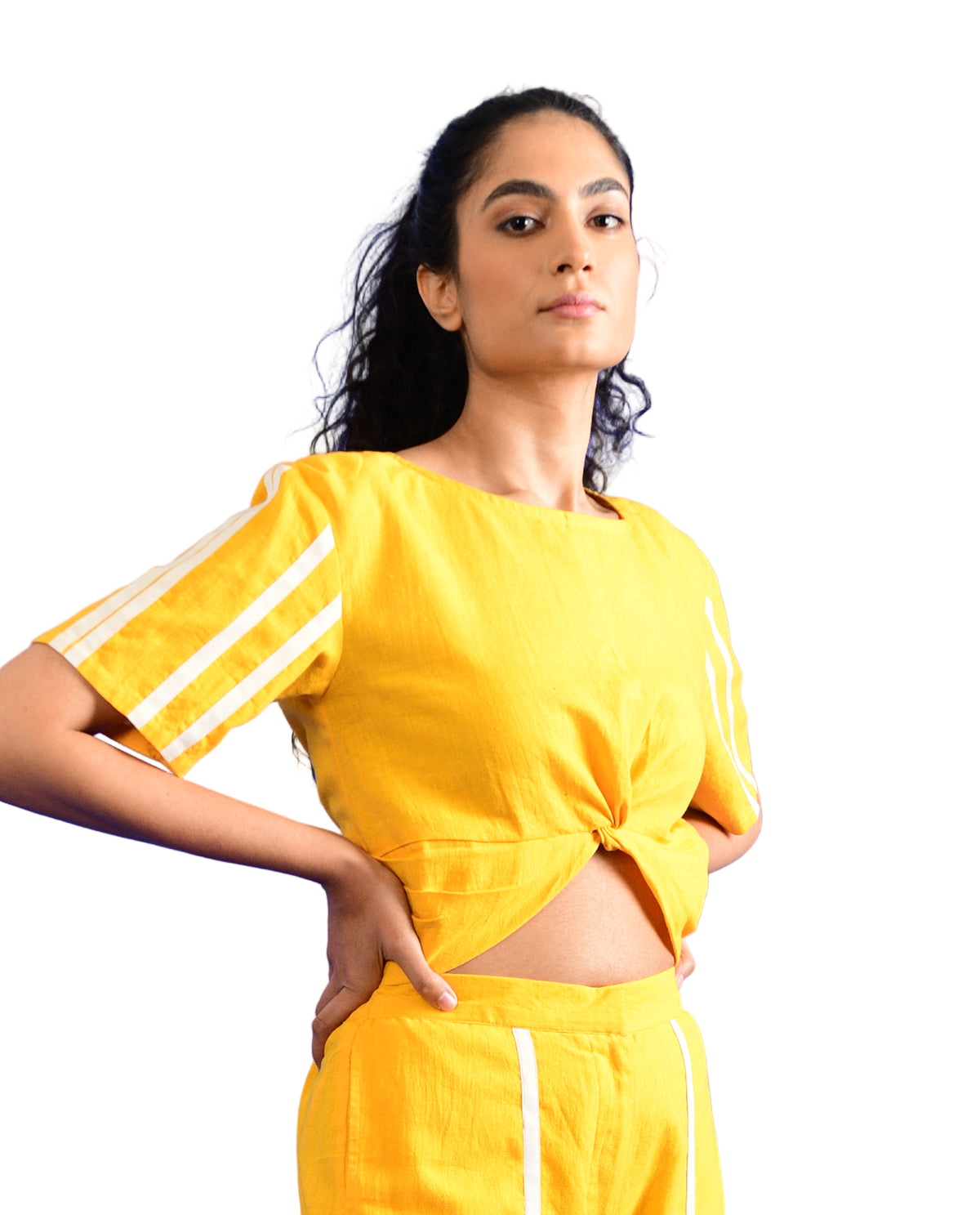 Iced Mango Knotted Top