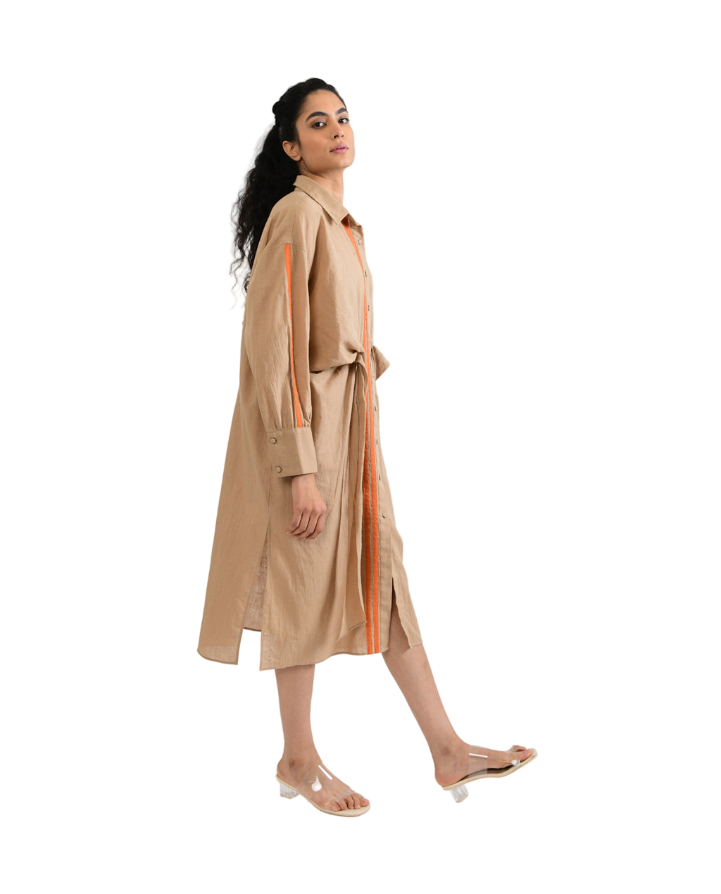 Sunburst Tie Up Dress