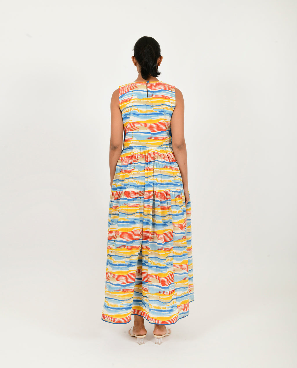 Multi Wave Gather Dress