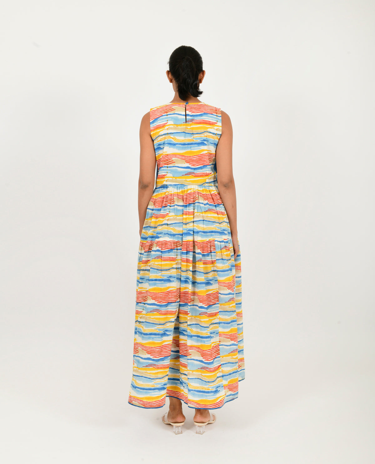 Multi Wave Gather Dress