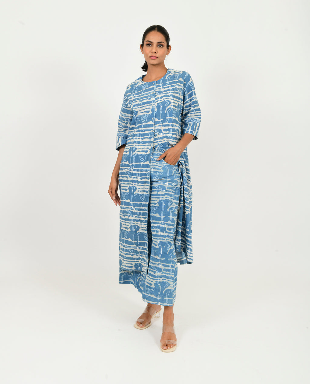 Indigo Splash Co-Ord Set
