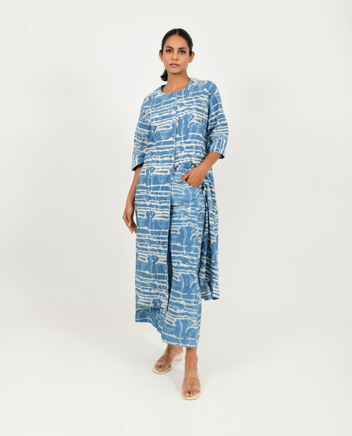 Indigo Splash Co-Ord Set