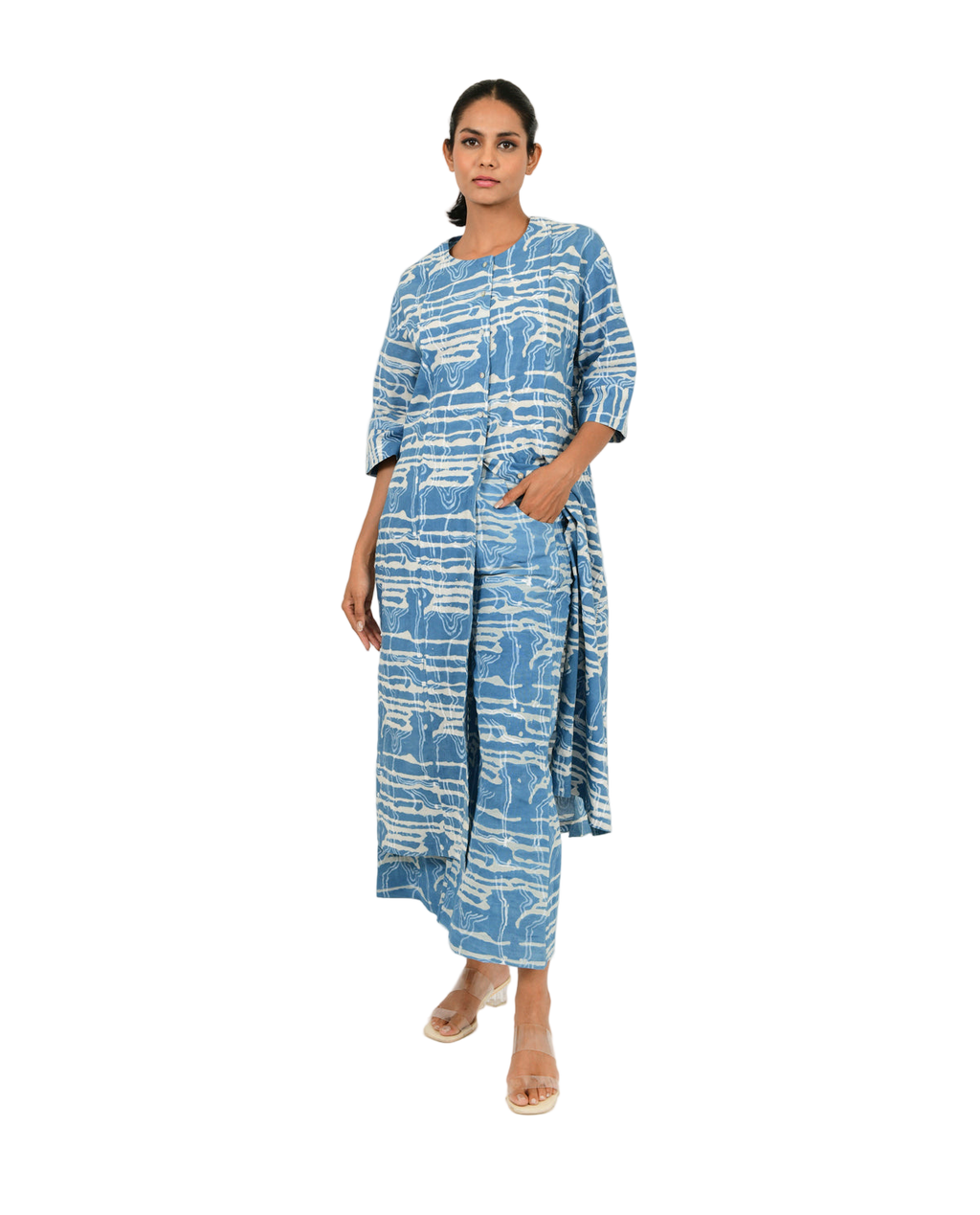Indigo Splash Co-Ord Set