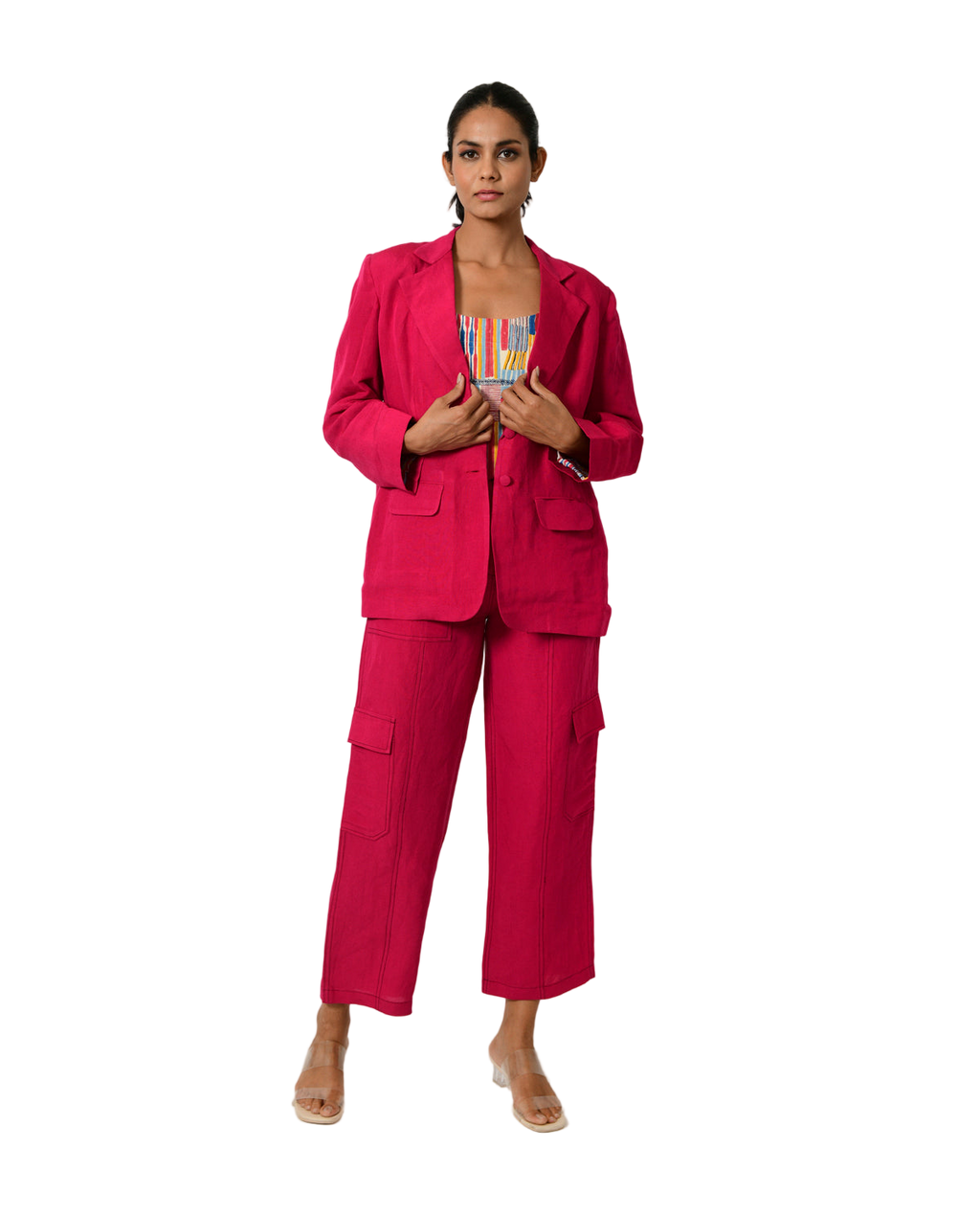 Viva Linen Blazer Co-Ord Set