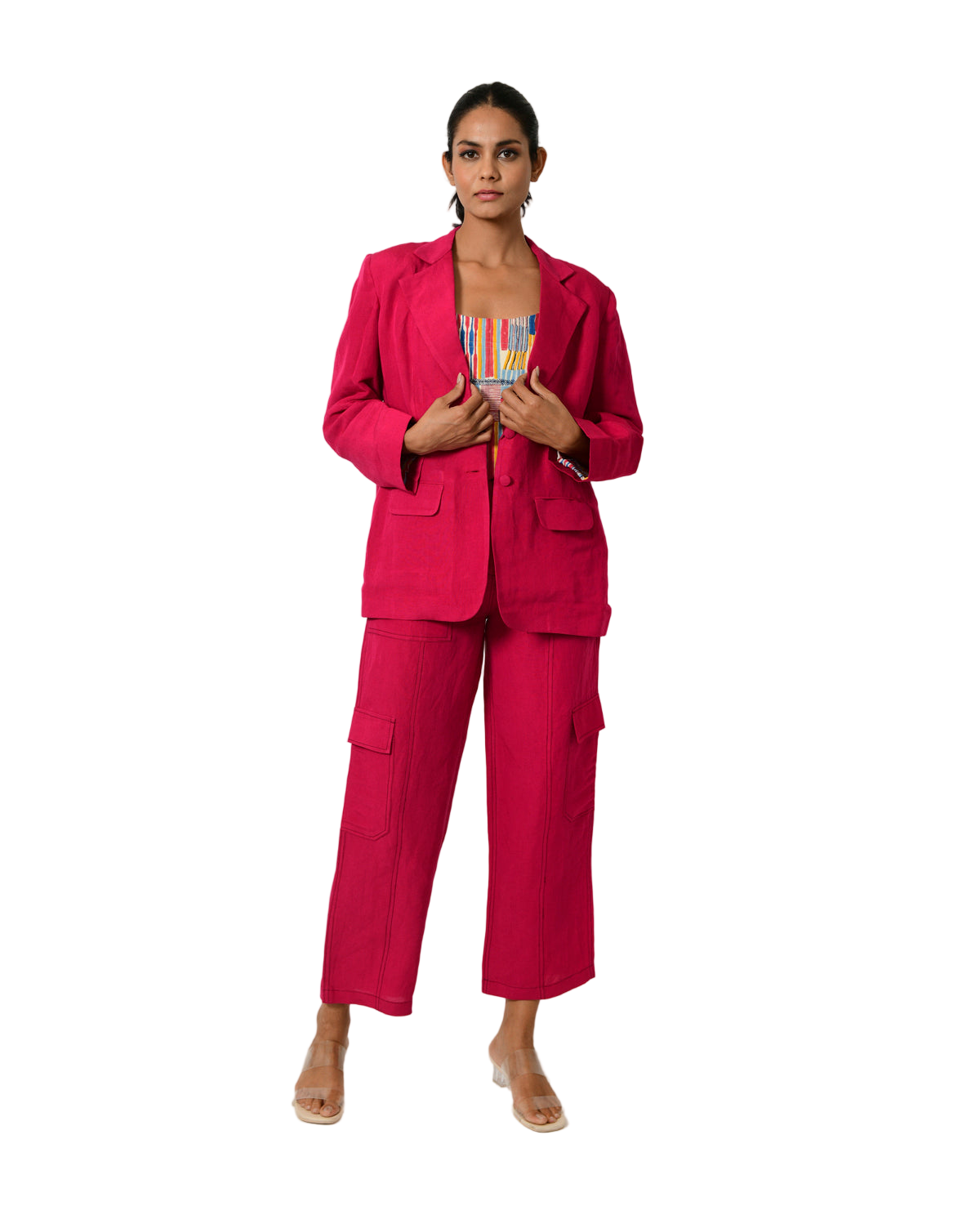 Viva Linen Blazer Co-Ord Set