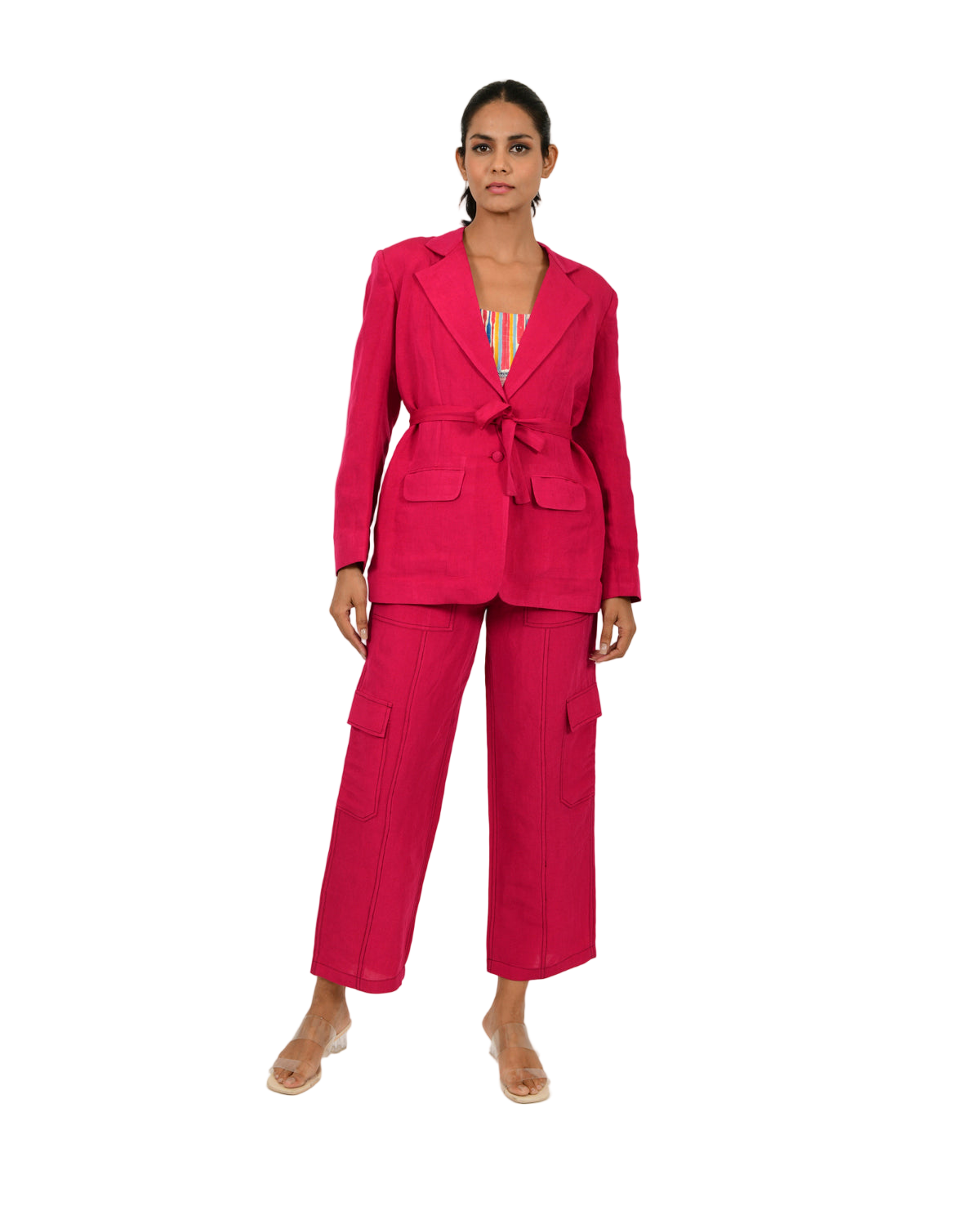 Viva Linen Blazer Co-Ord Set