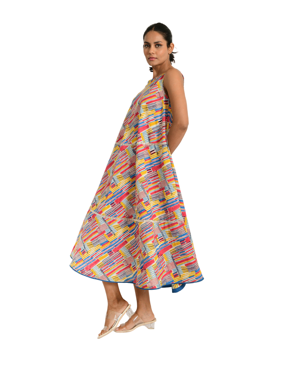 Scribble Organic Cotton Maxi Dress