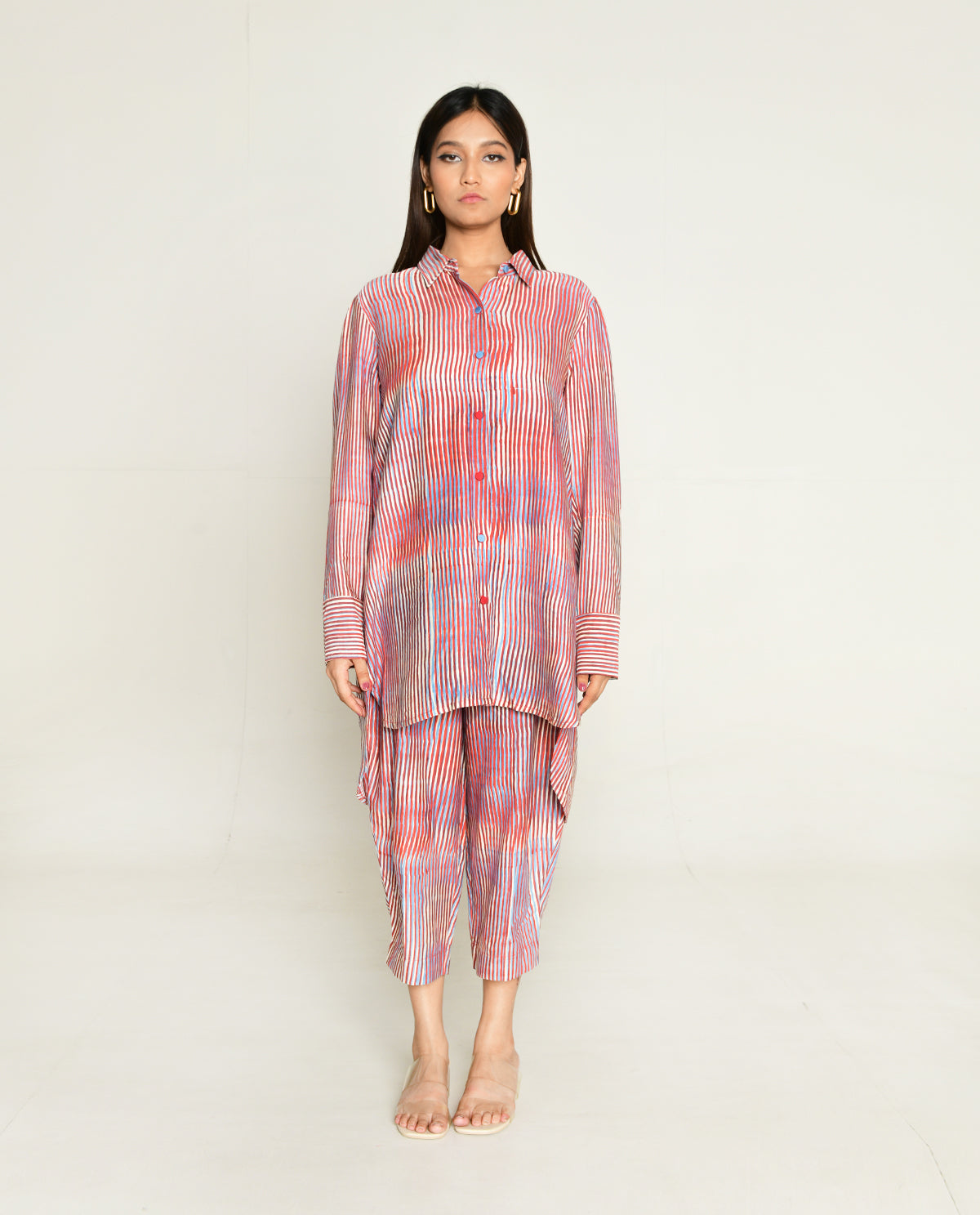 Plosky Cloud Co-Ord Shirt With Culottes