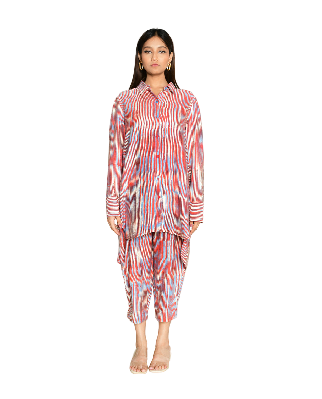 Plosky Cloud Co-Ord Shirt With Culottes