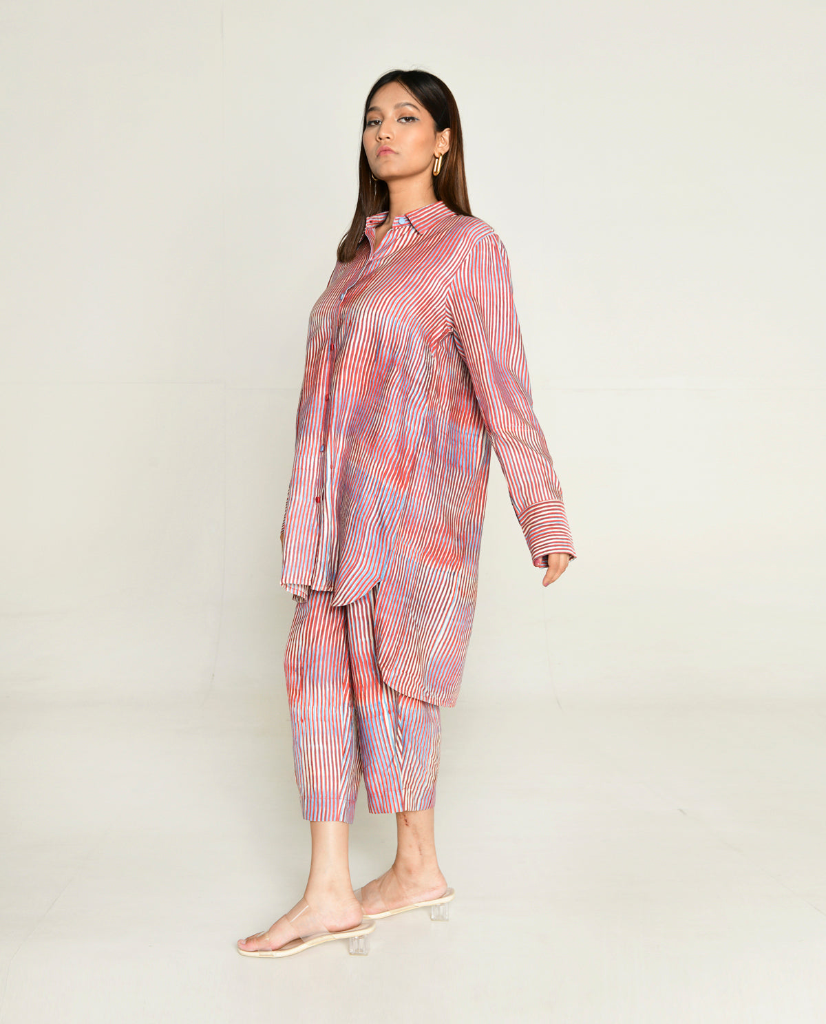 Plosky Cloud Co-Ord Shirt With Culottes