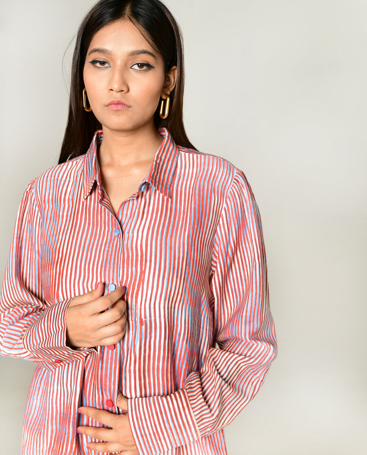 Plosky Cloud Co-Ord Shirt With Culottes