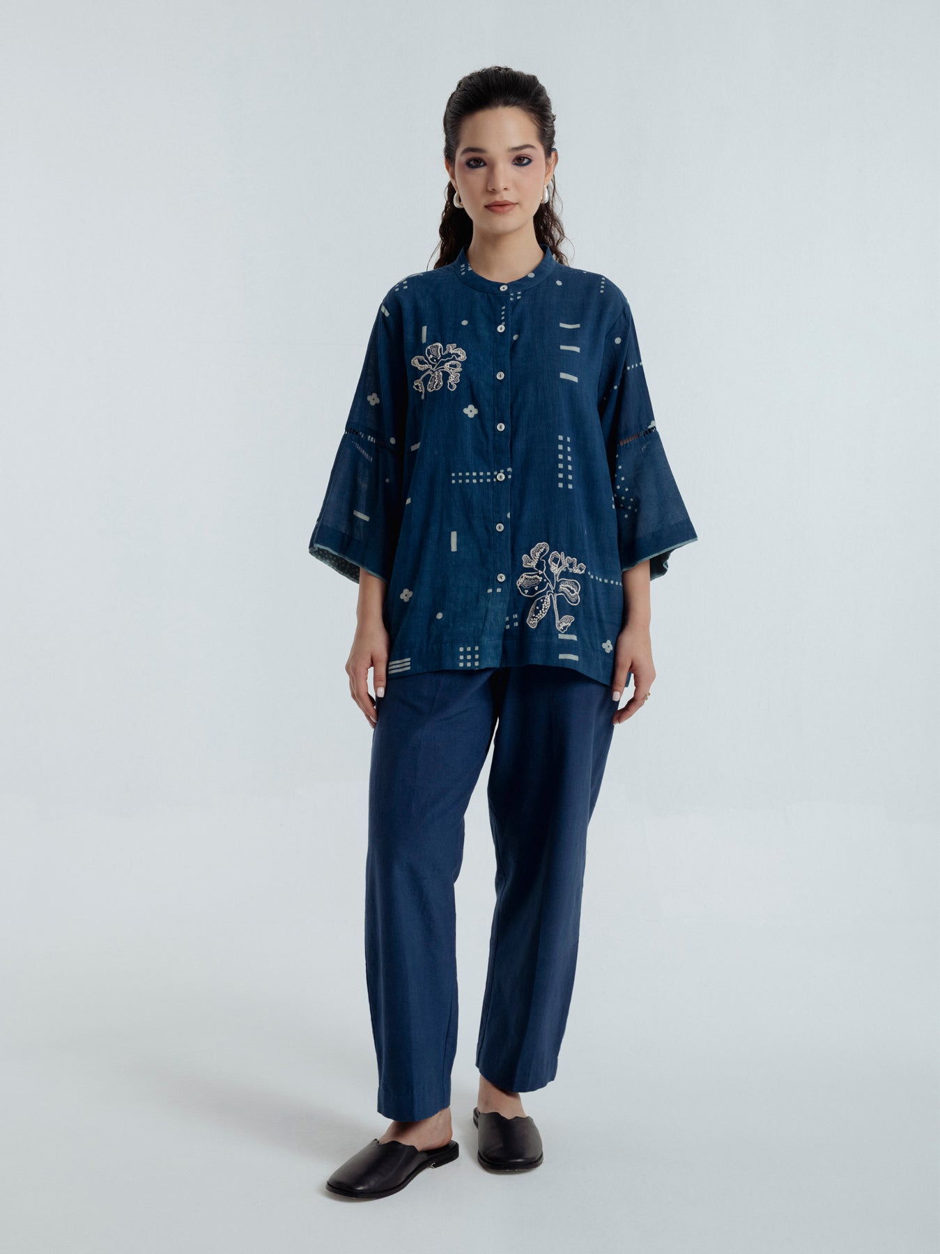 Indigo Sky Barrel Pant