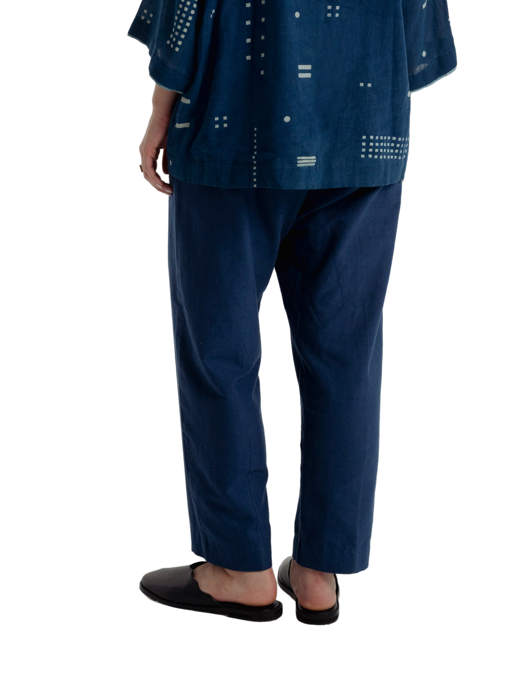 Indigo Barrel Pant