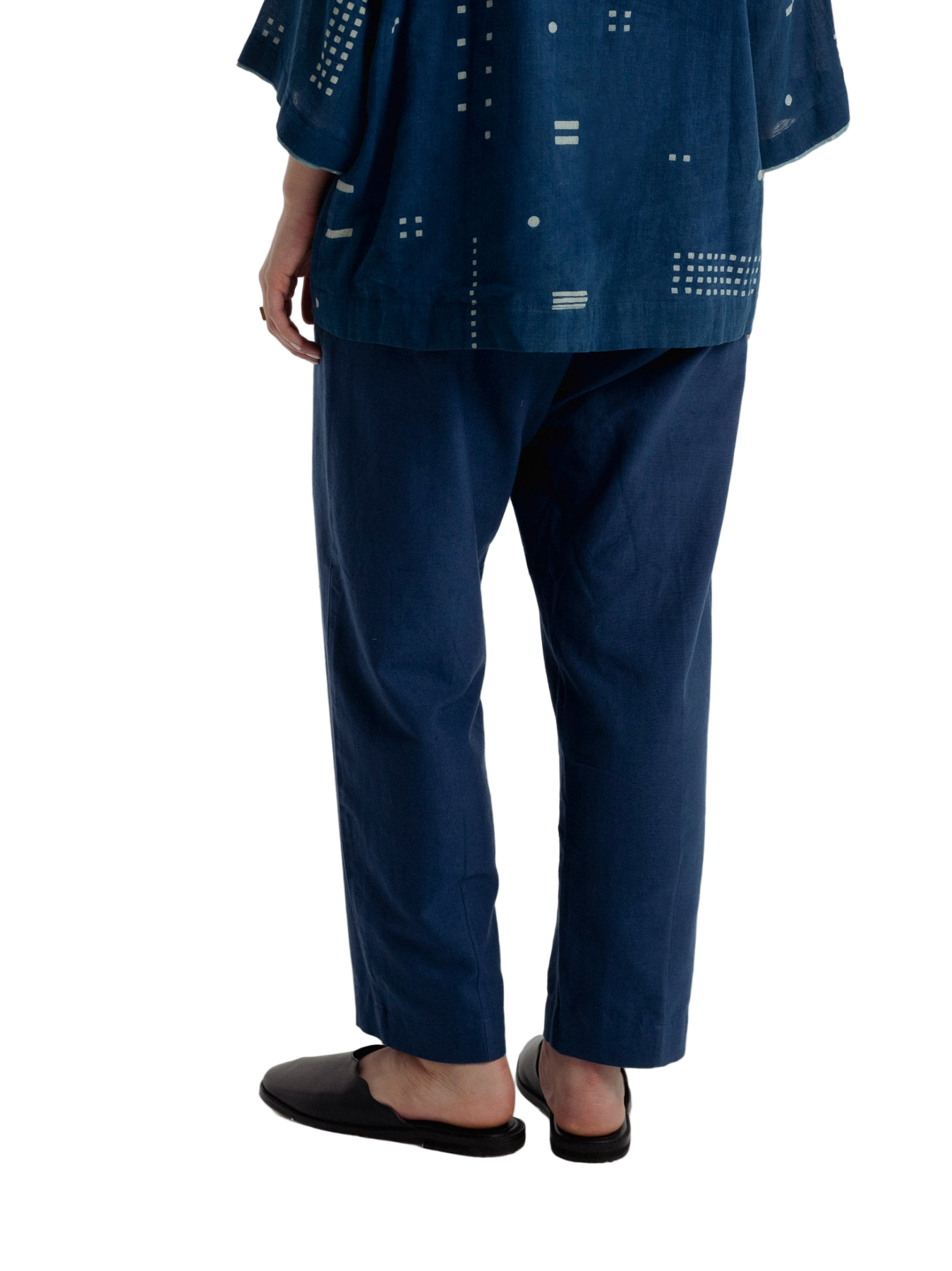 Indigo Barrel Pant