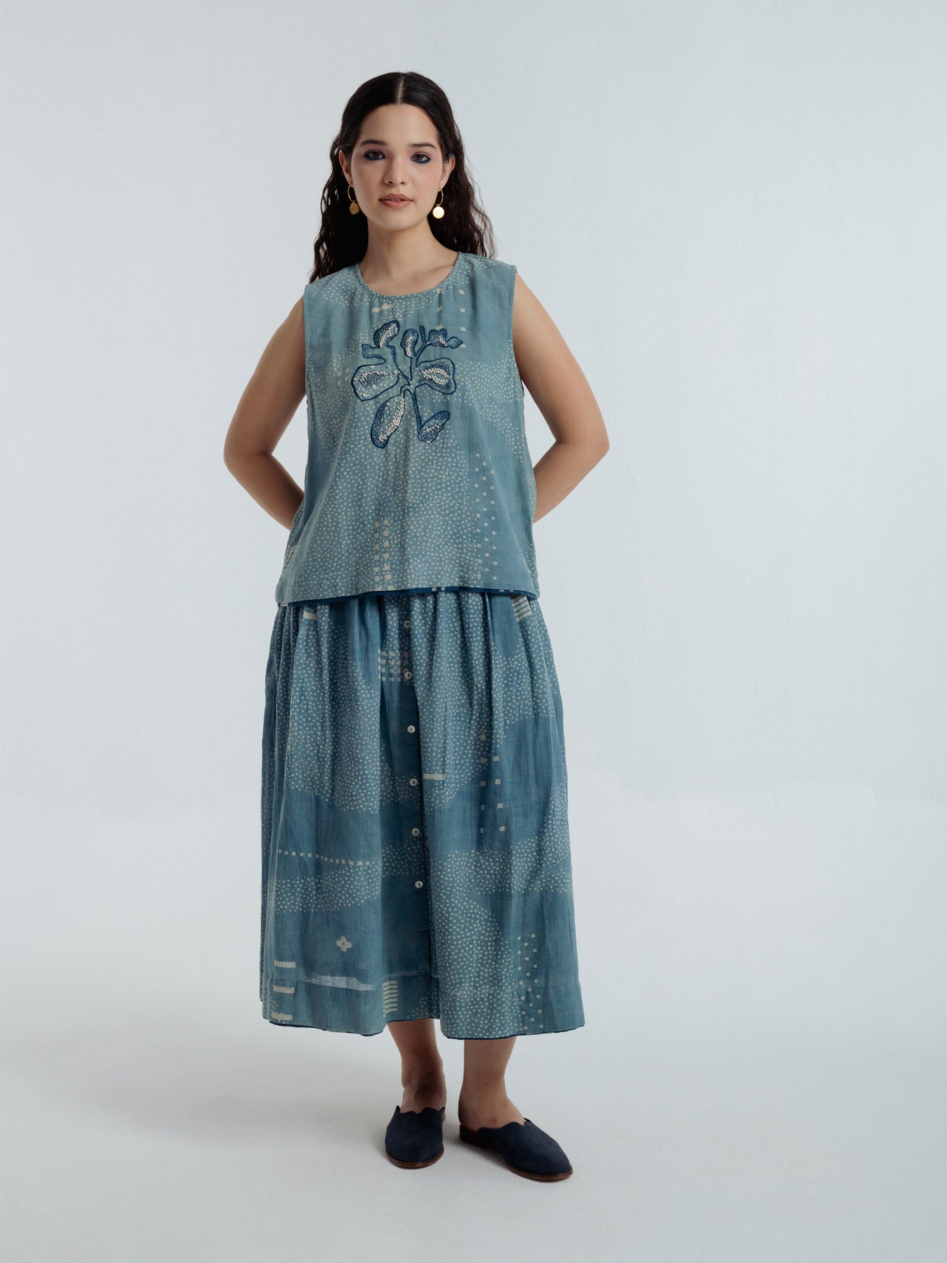 Indigo Shadow Co-Ord Set