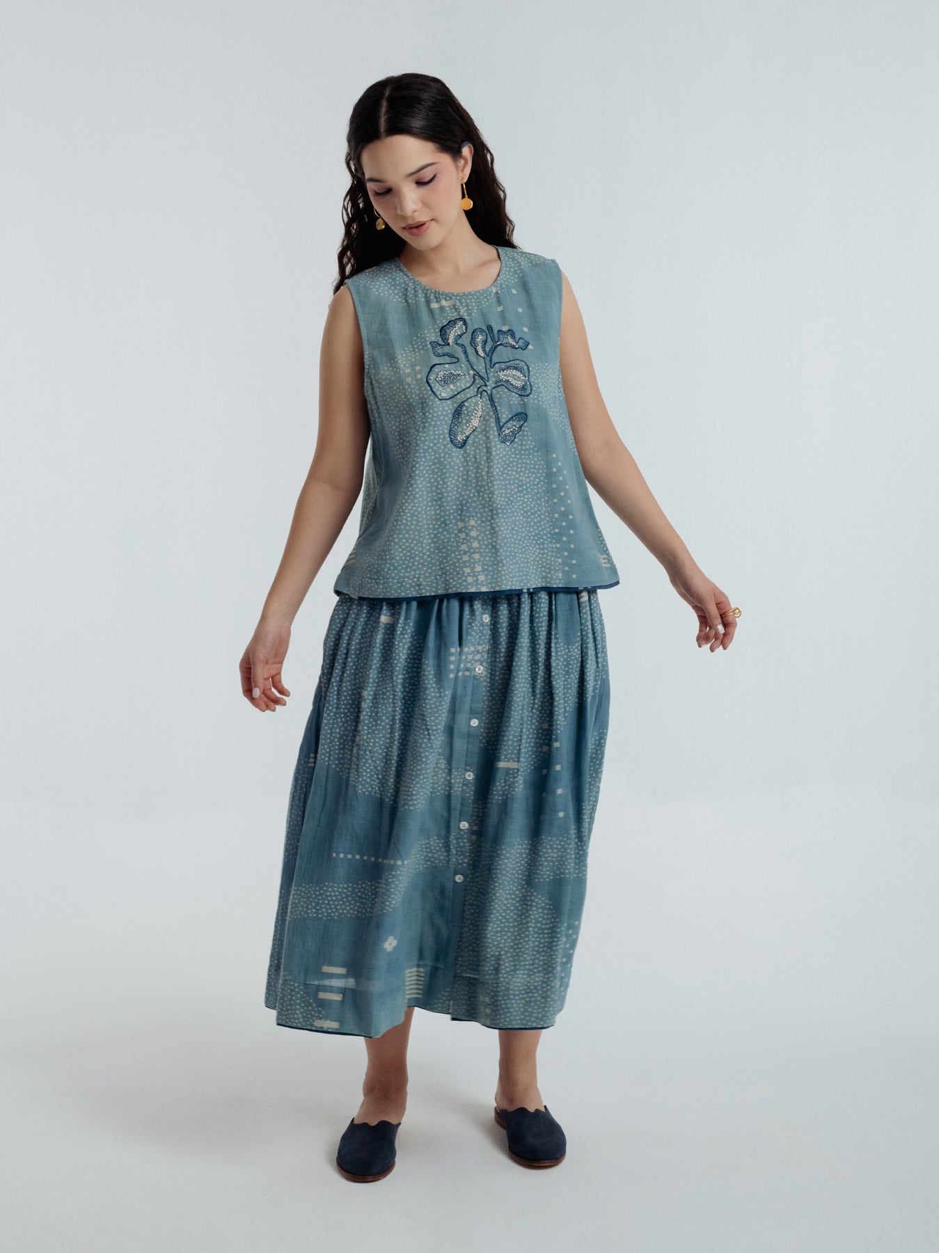 Indigo Shadow Co-Ord Set