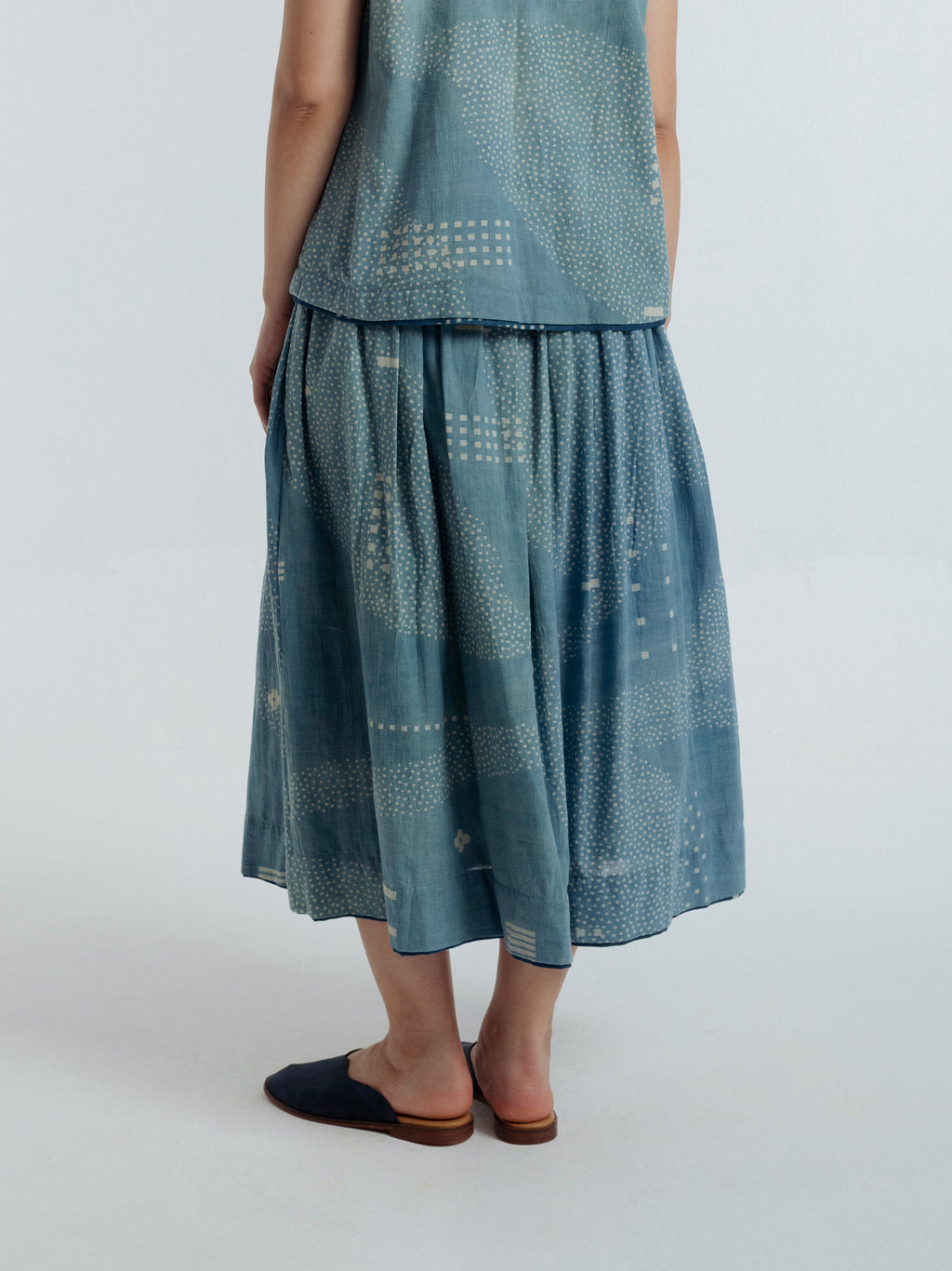Indigo Shadow  Skirt