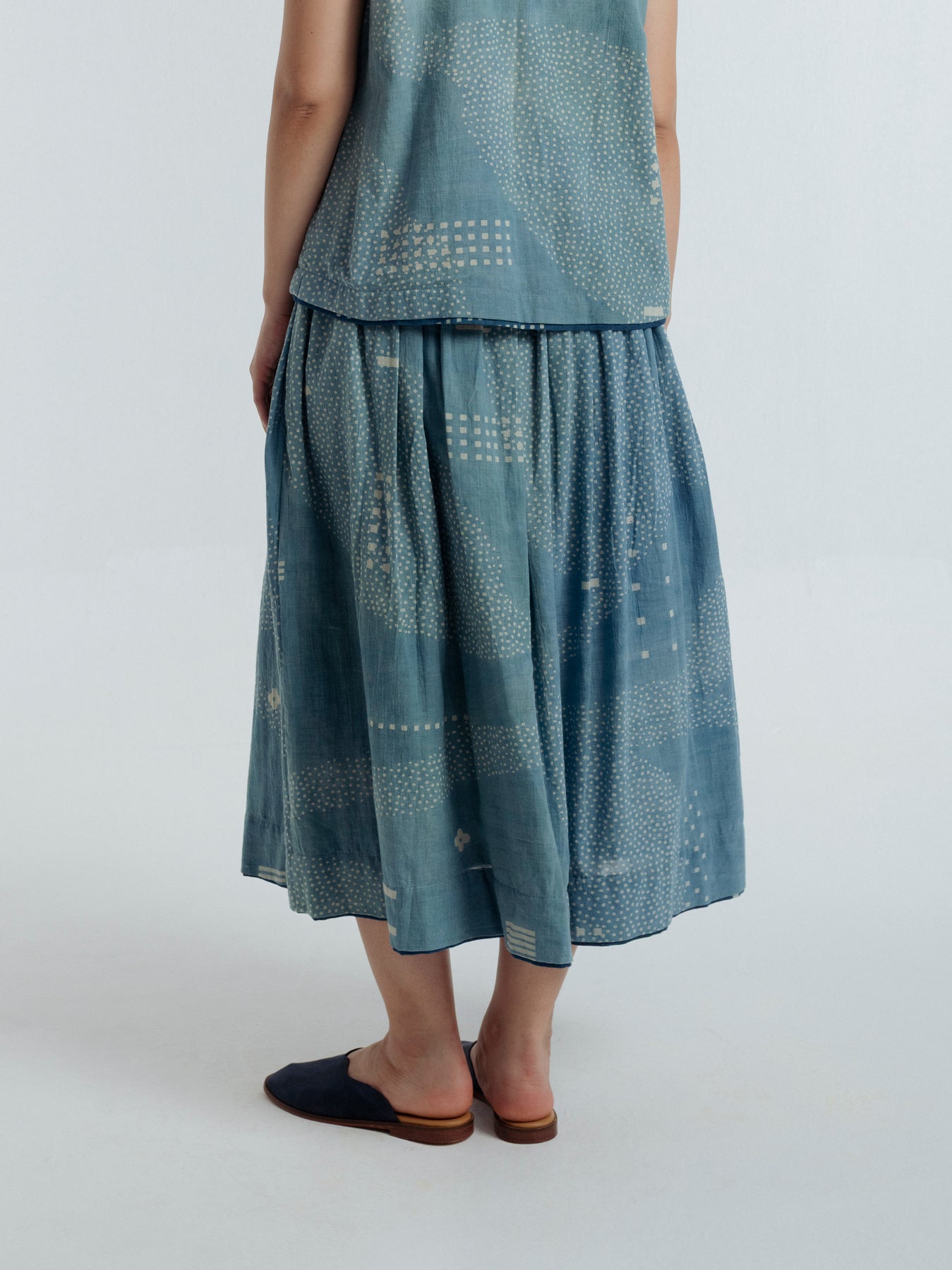 Indigo Shadow  Skirt