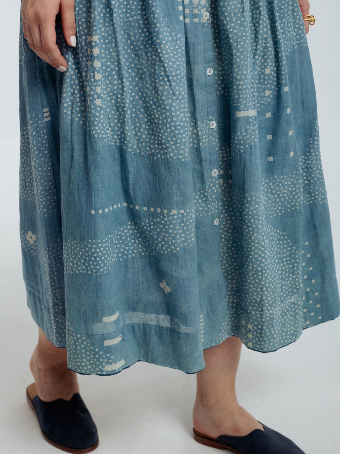 Indigo Shadow  Skirt