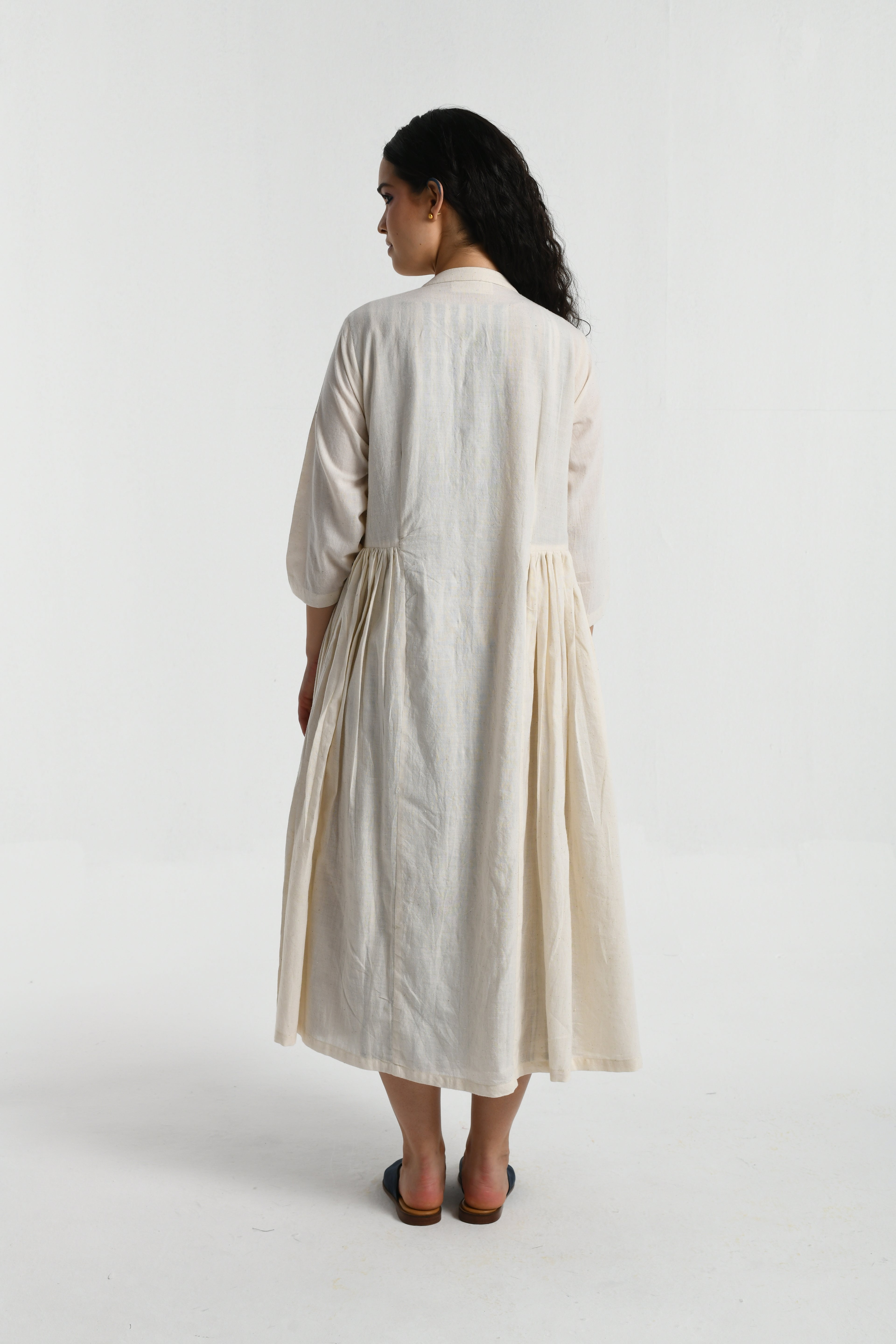 Pleated Jacket Dress