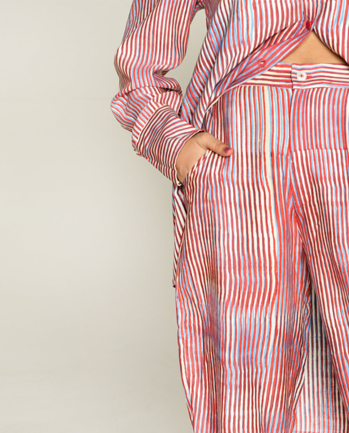 Plosky Cloud Co-Ord Shirt With Culottes