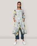 Boat Neck V Dress With Pants
