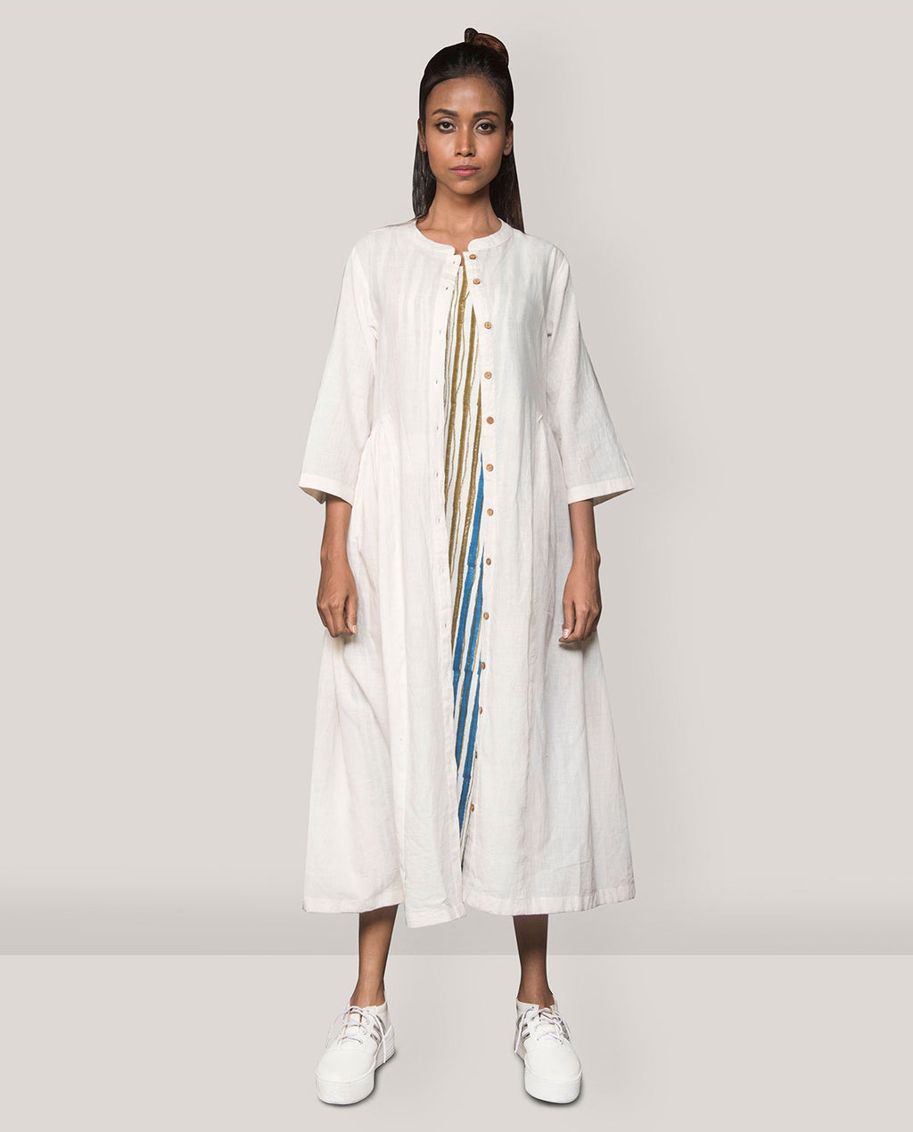 Pleated Jacket Dress