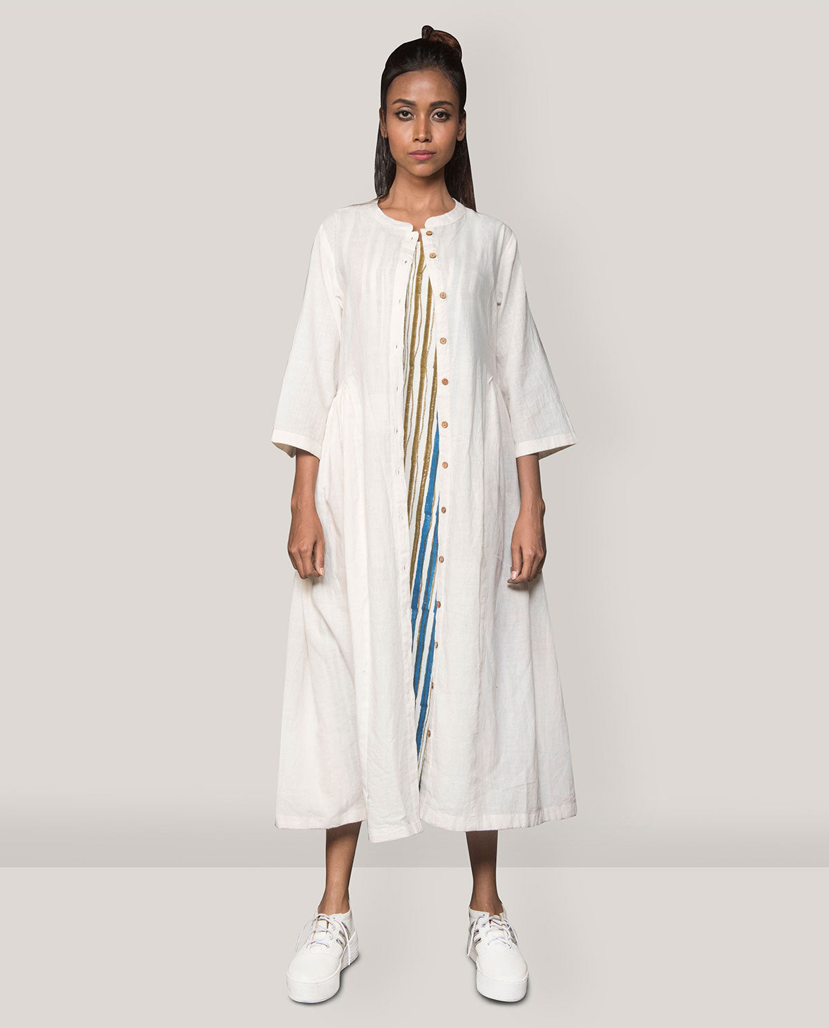 Pleated Jacket Dress