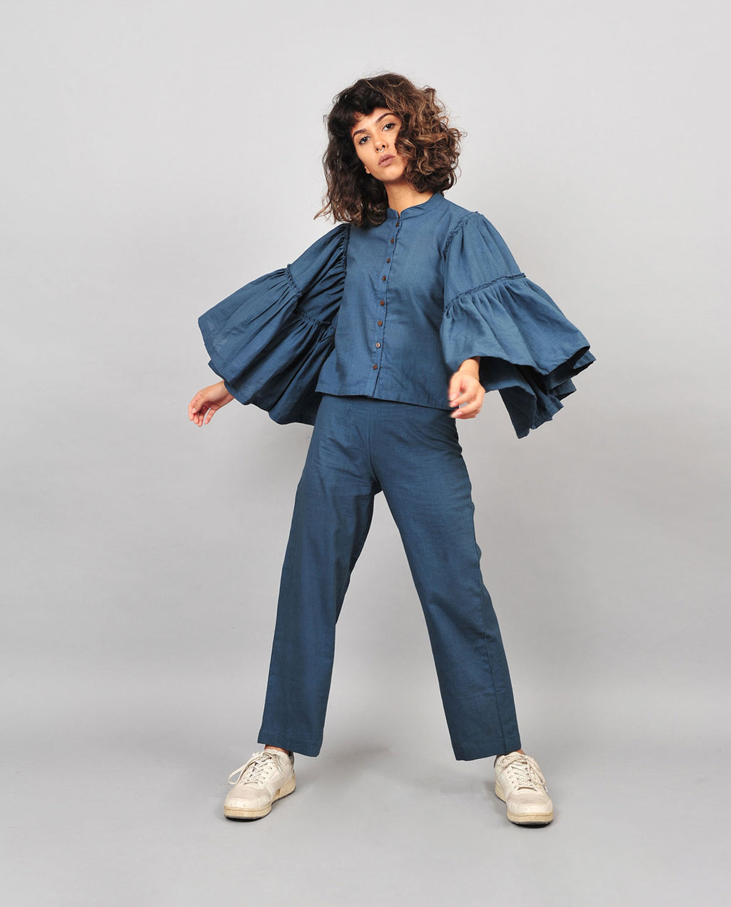 Blouse Umberella Grey