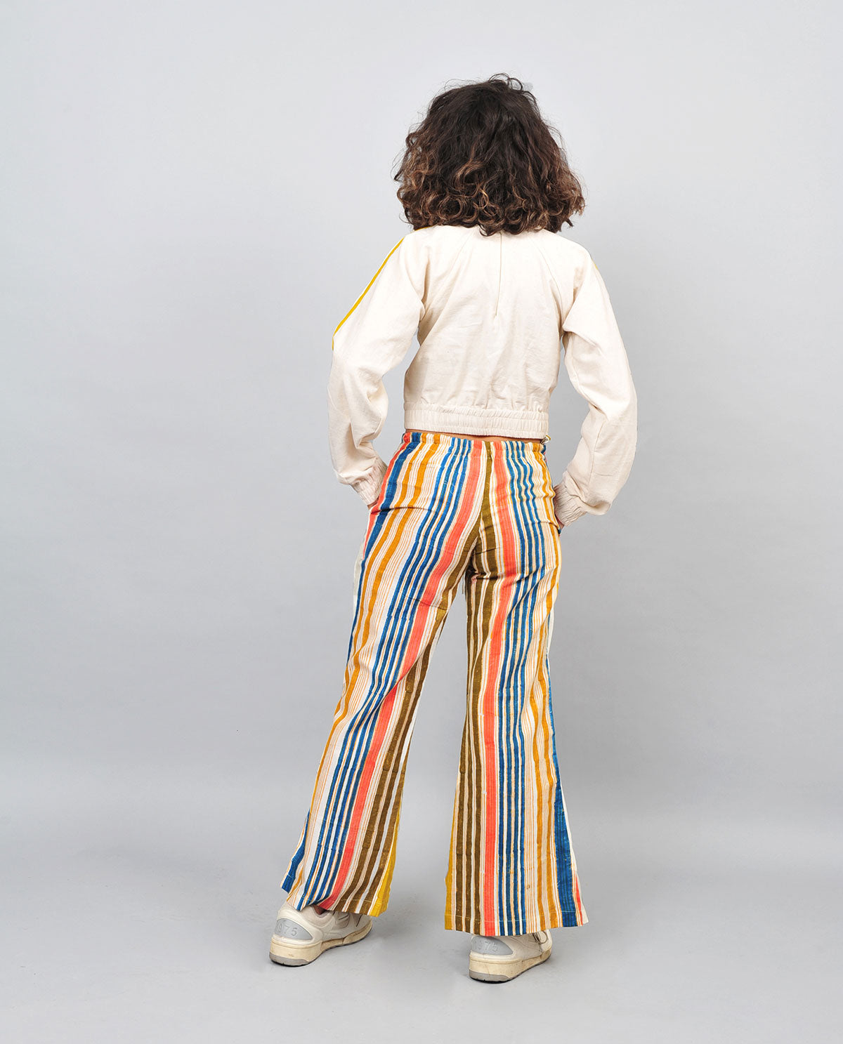 Stripes Tie Up Pants
