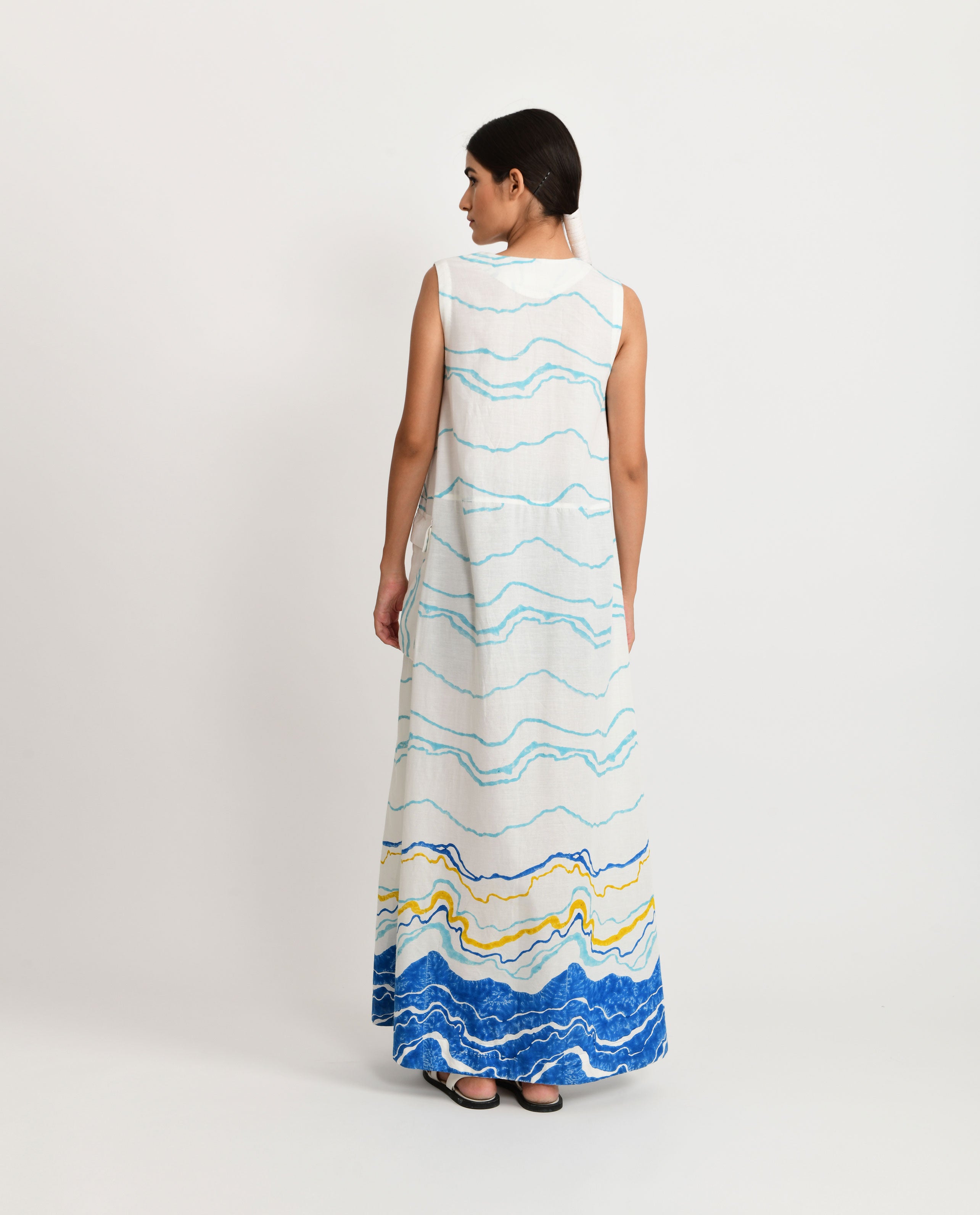 Blue Ocean Big Pocket Dress