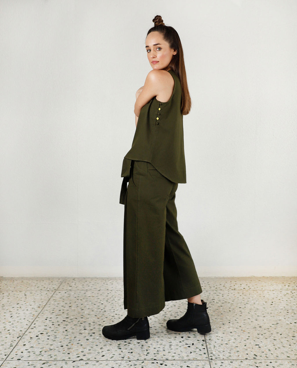 Solid Moon Olive Co-Ord